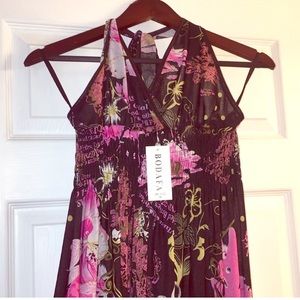 Bodafa black and pink sundress 🌺